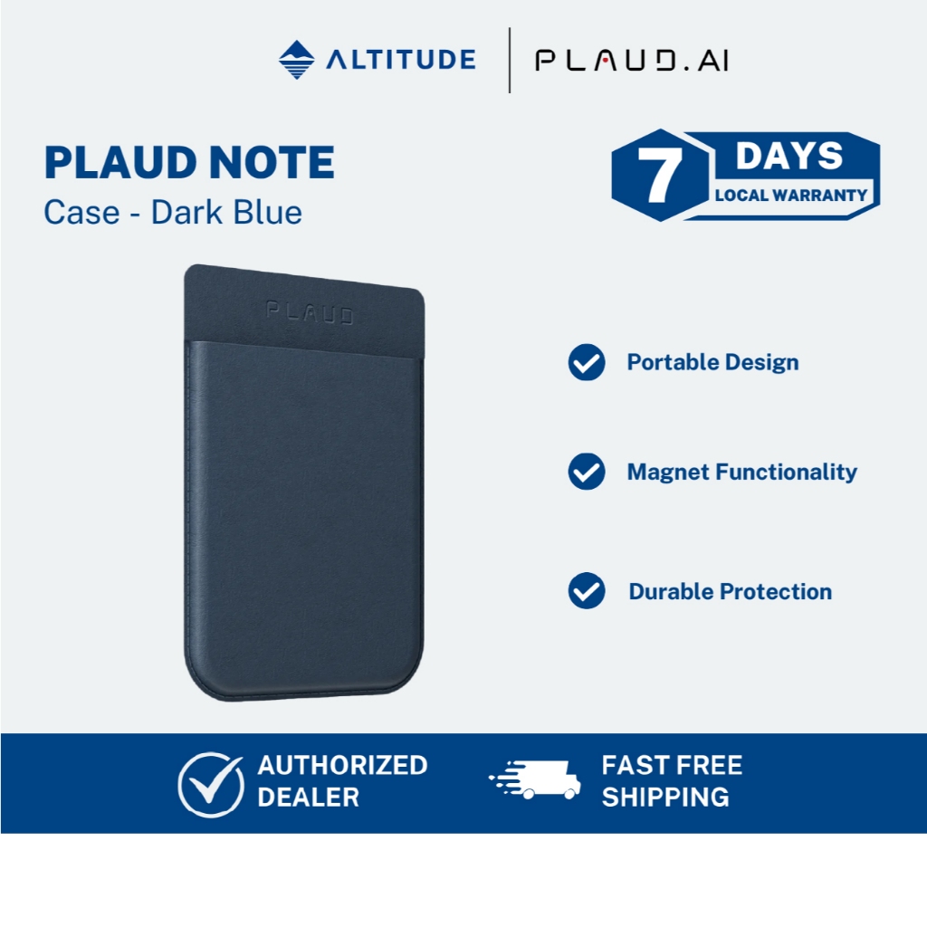 PLAUD.AI Plaud Note Magnetic Case Dark Blue | Shopee Philippines