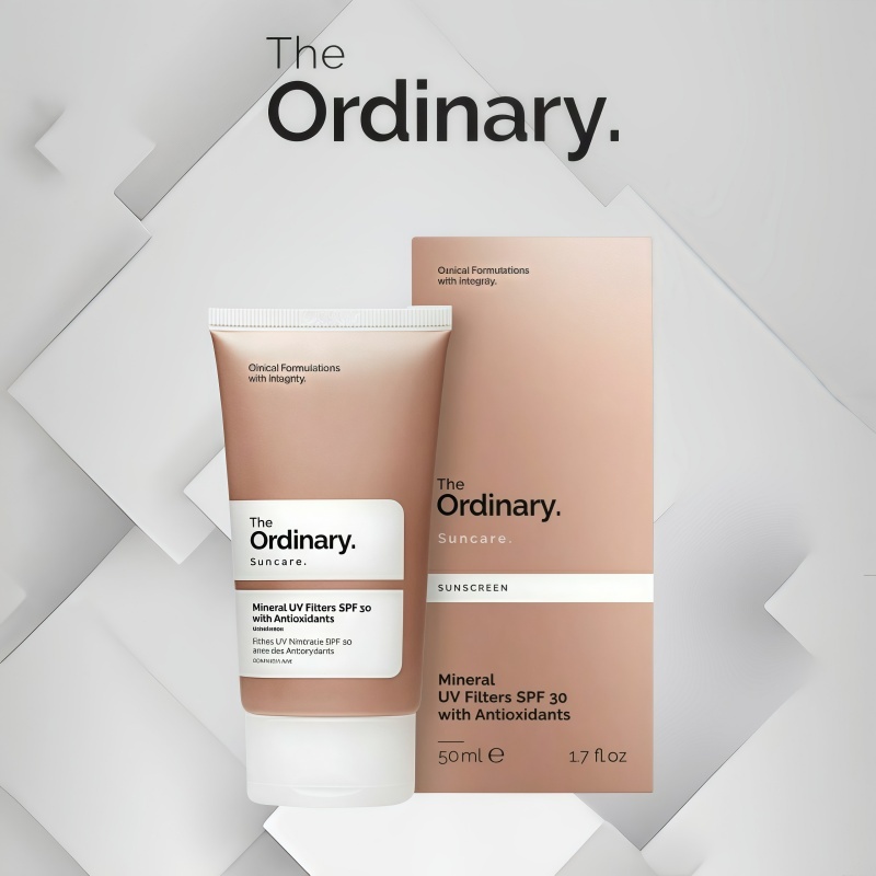 The Ordinary Mineral UV Filters SPF30 with Antioxidants 50ml Sunscreen ...
