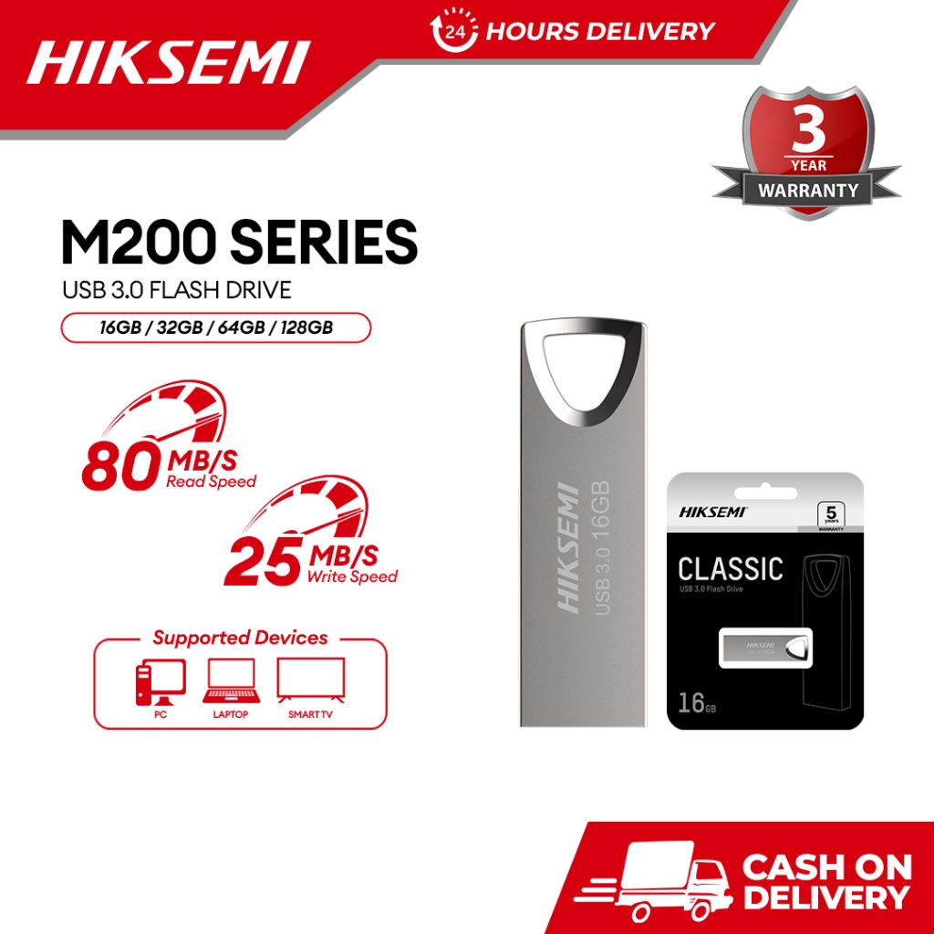 HIKSEMI M200 USB 3.0 128GB Flash Drive Waterproof Metal USB Flash Drive ...