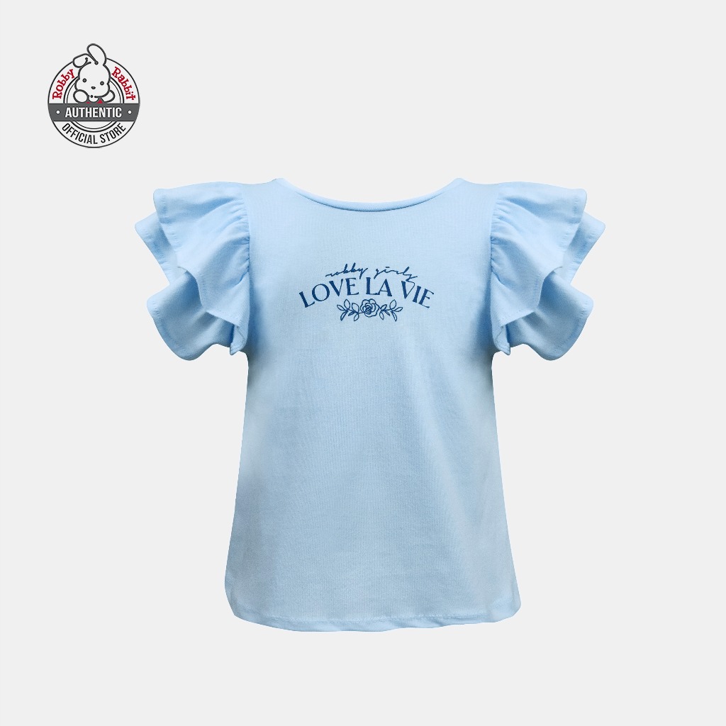 Robby Rabbit Love La Vie Blouse (Light Blue) | Shopee Philippines