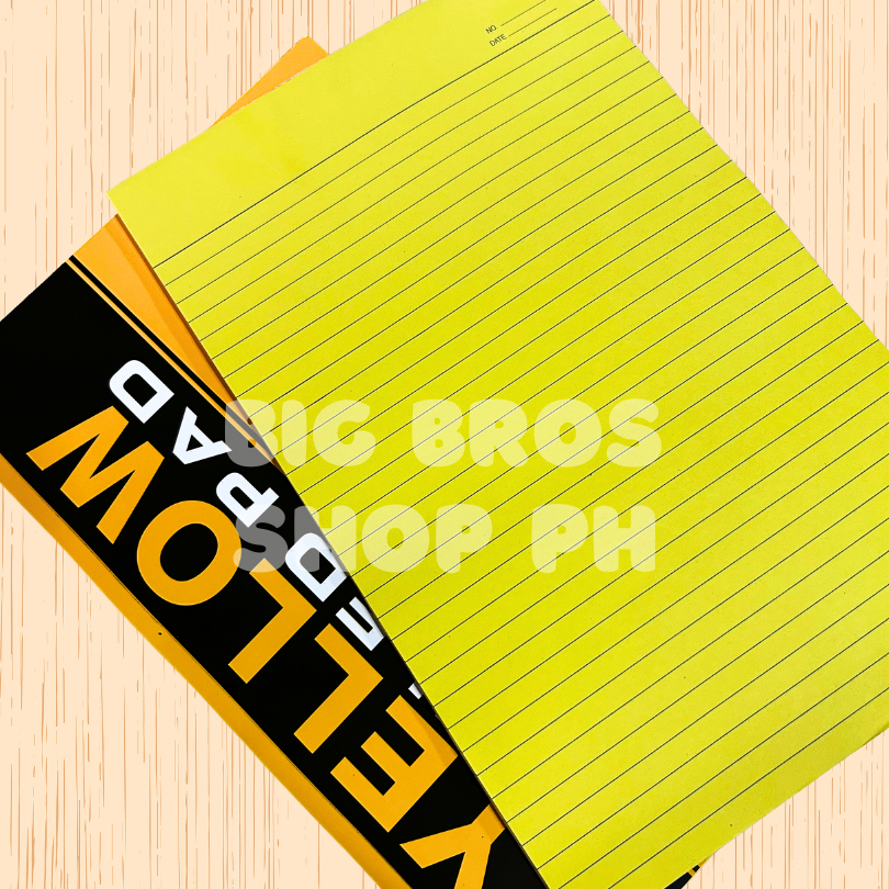 Advance Easywrite Ruled Yellow Pad for College Teacher Student Note ...