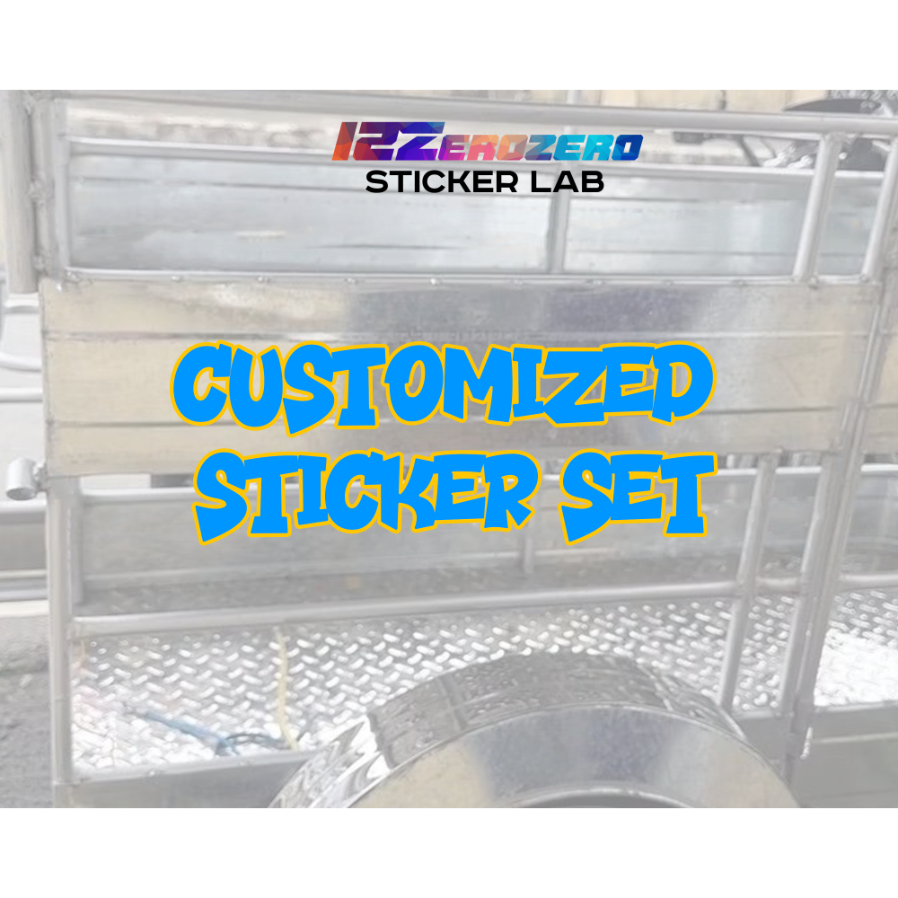 Customized Sticker Design for Sidecar, Vans and Trucks | Shopee Philippines