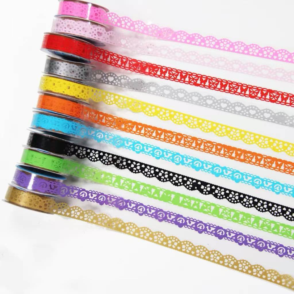 1 Roll Washi Masking Tape Lace Ribbons DIY Scrapbooking Decoration ...