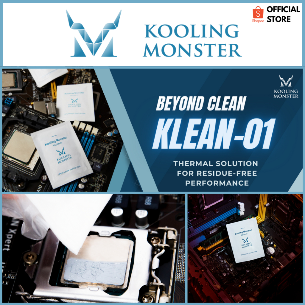 Kooling Monster KLEAN-01 Compound Cleaner / Thermal Paste Remover for ...