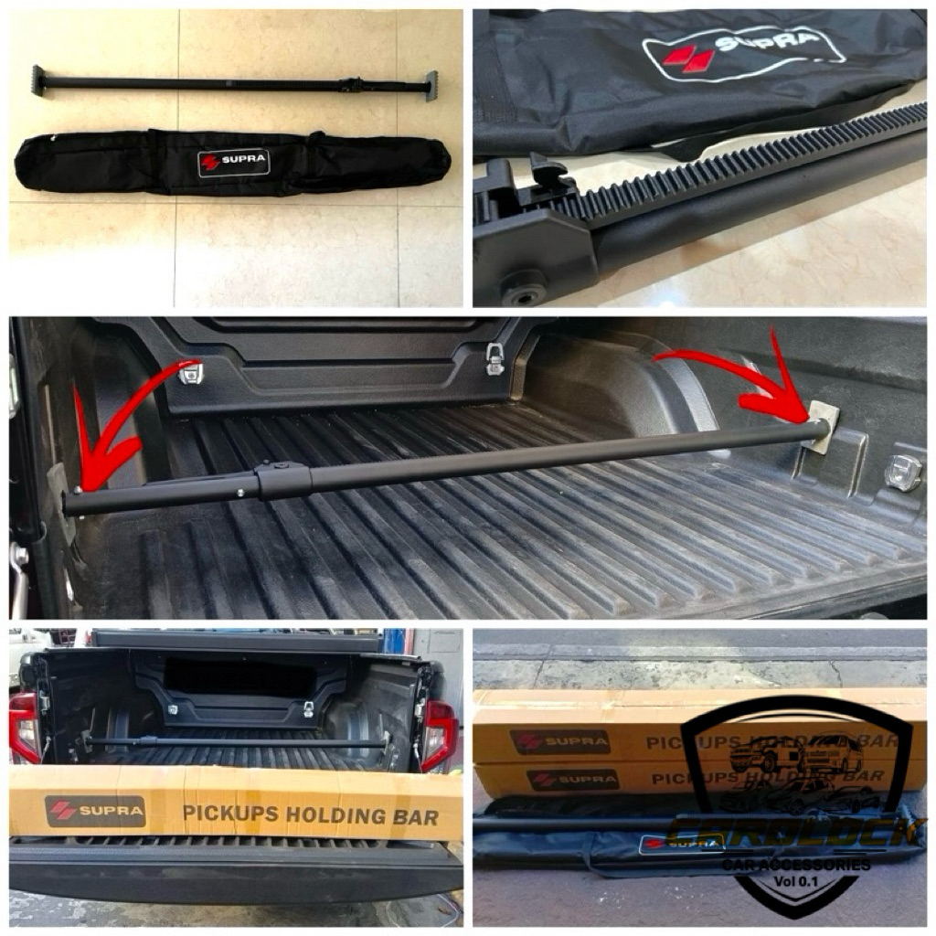 Pick Up Car Universal Rear Cargo Barricade Bar | Shopee Philippines