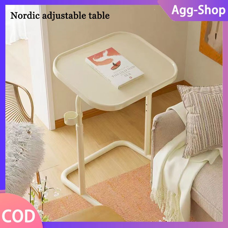Nordic Adjustable Computer Table Movable Laptop table Side Table ...