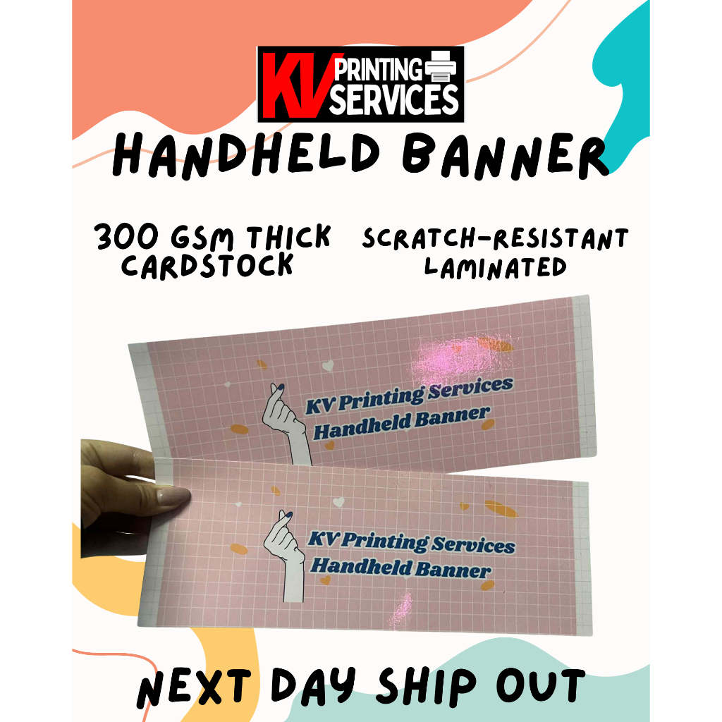 Customized/Personalized Hand Banner - Next day shipout | Shopee Philippines
