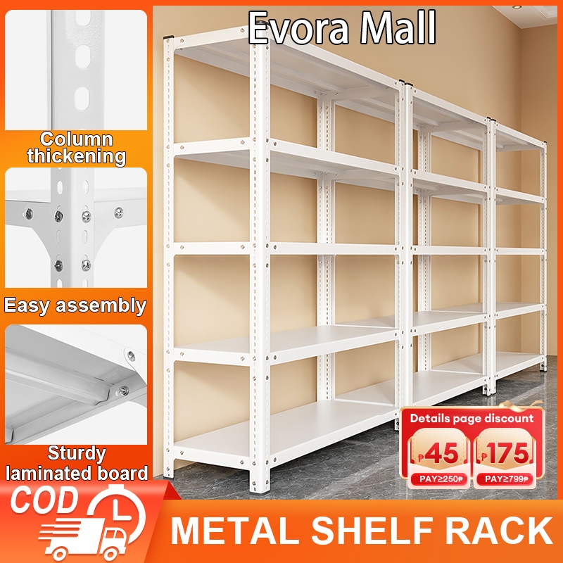 Evora 3/4 Layer Metal Rack Steel Rack Boltless Organizer Shelf ...