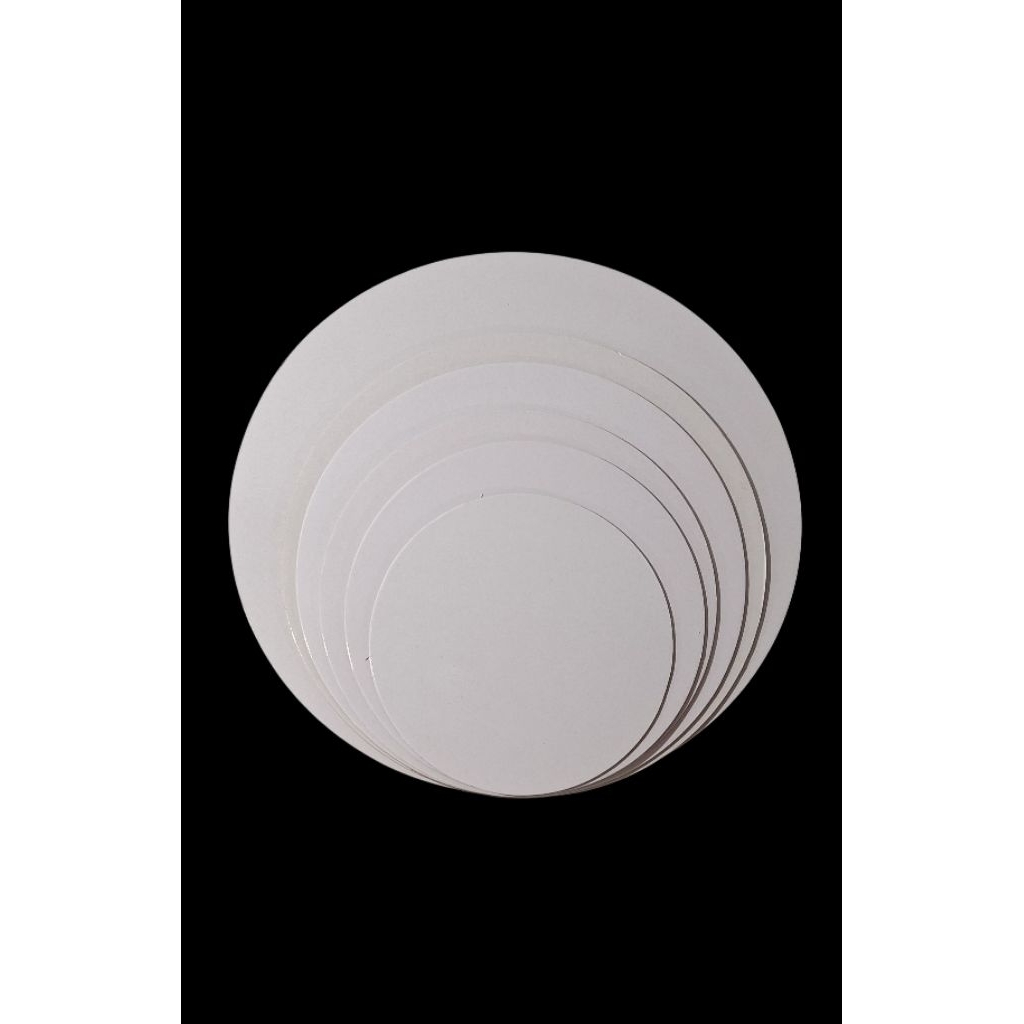 12 inches CAKE BOARD WHITE MATIGAS (2.5mm THICKNESS) | Shopee Philippines