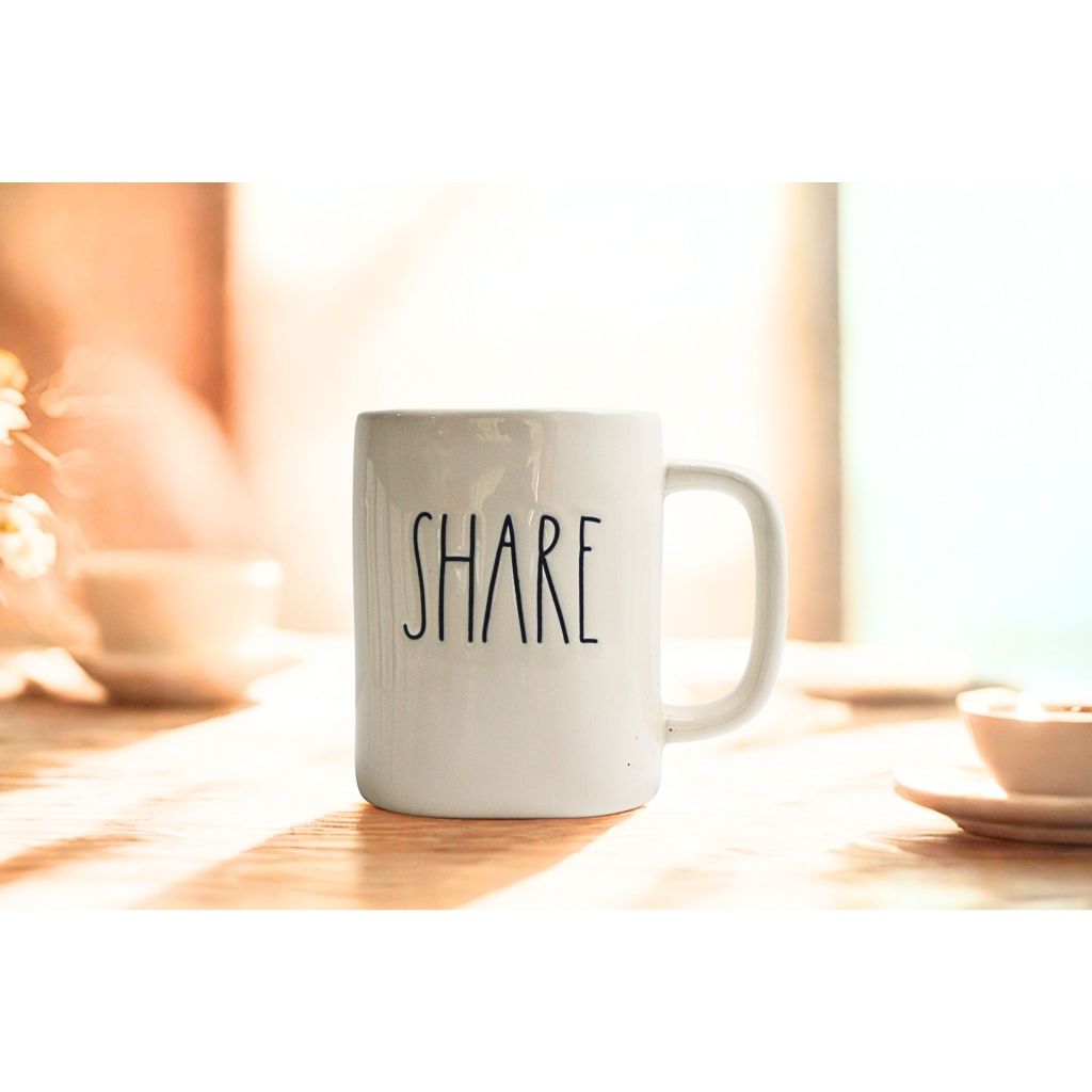Rae Dunn Share Stoneware Mug Cup ♥ La Seramika ♥ | Shopee Philippines