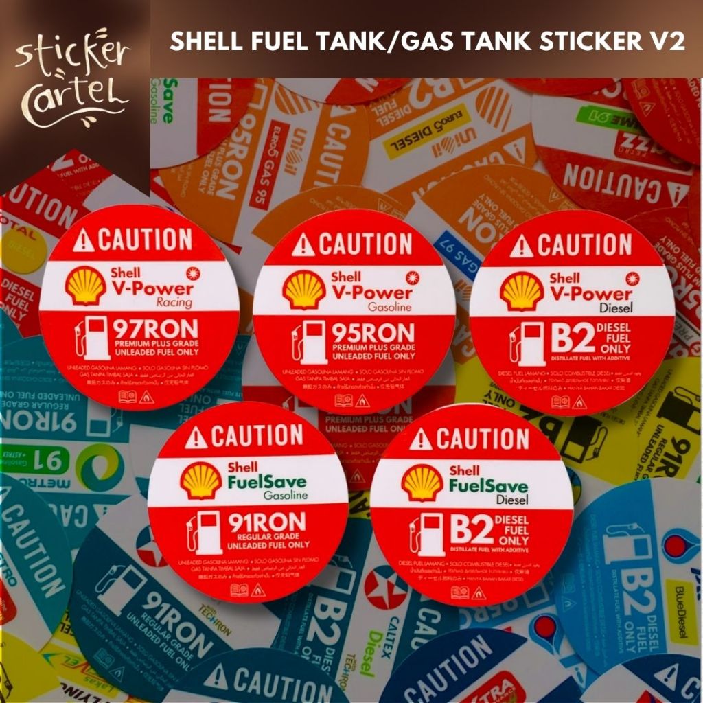 Round Gas Tank Sticker Circle Fuel Tank Sticker Gas Tank Cover Round ...
