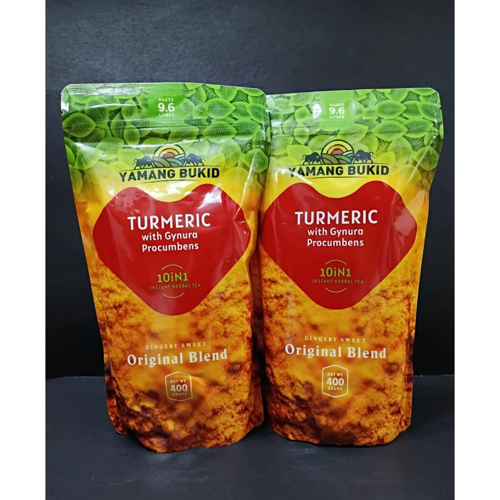 Yamang Bukid Turmeric 10 in 1 Instant Herbal Tea 400grams | Shopee ...