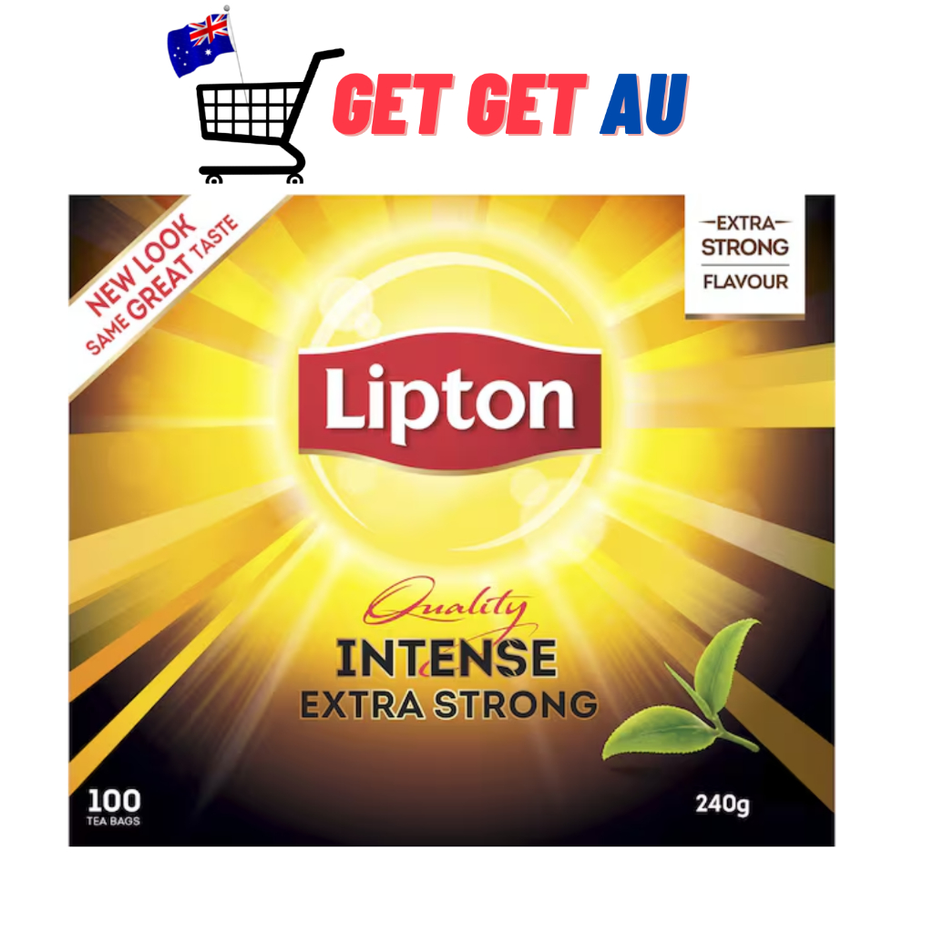 Lipton Intense Extra Strong Black Tea Bags (100 Tea Bags) | Shopee ...