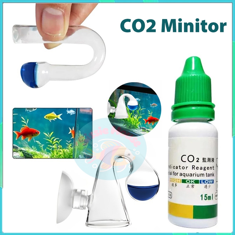 15ml Aquarium Carbon Dioxide CO2 Indicator Solution for Fish Tank ...