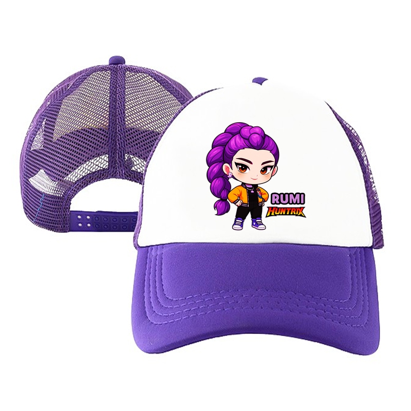 Rumi, Mira & Zoey Cap for Kids – Adjustable Regular Size, Cute Huntrix ...
