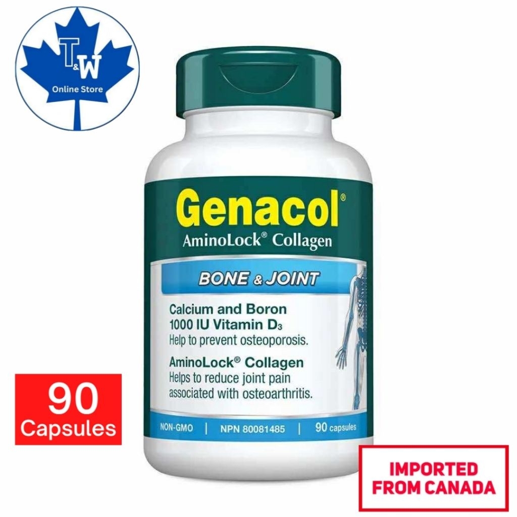 *MADE IN CANADA* Genacol AminoLock Collagen BONE & JOINT | 90 capsules ...