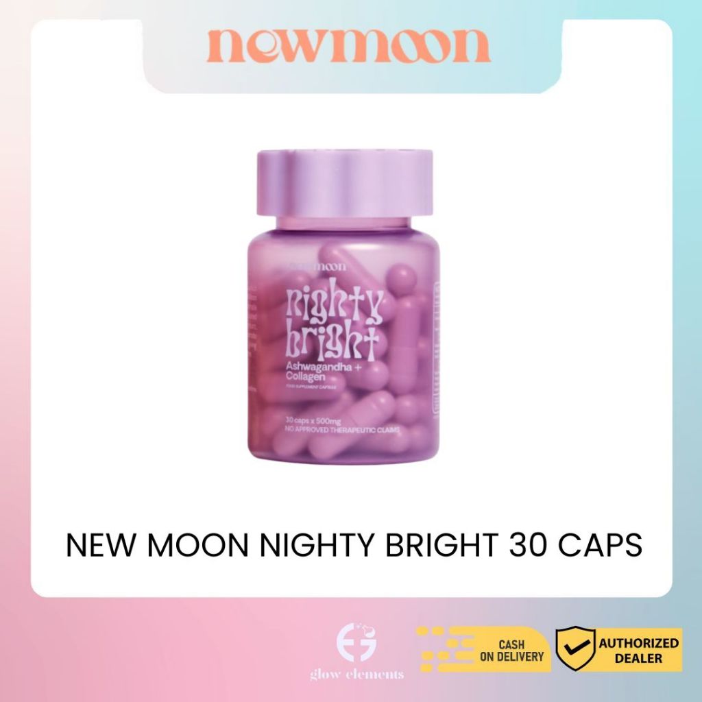 glutathione collagen watsons NEW MOON Soft Glow S-Acetyl Glutathione Hormo Balance Nighty Bright Capsule  Collagen Ashwagandha