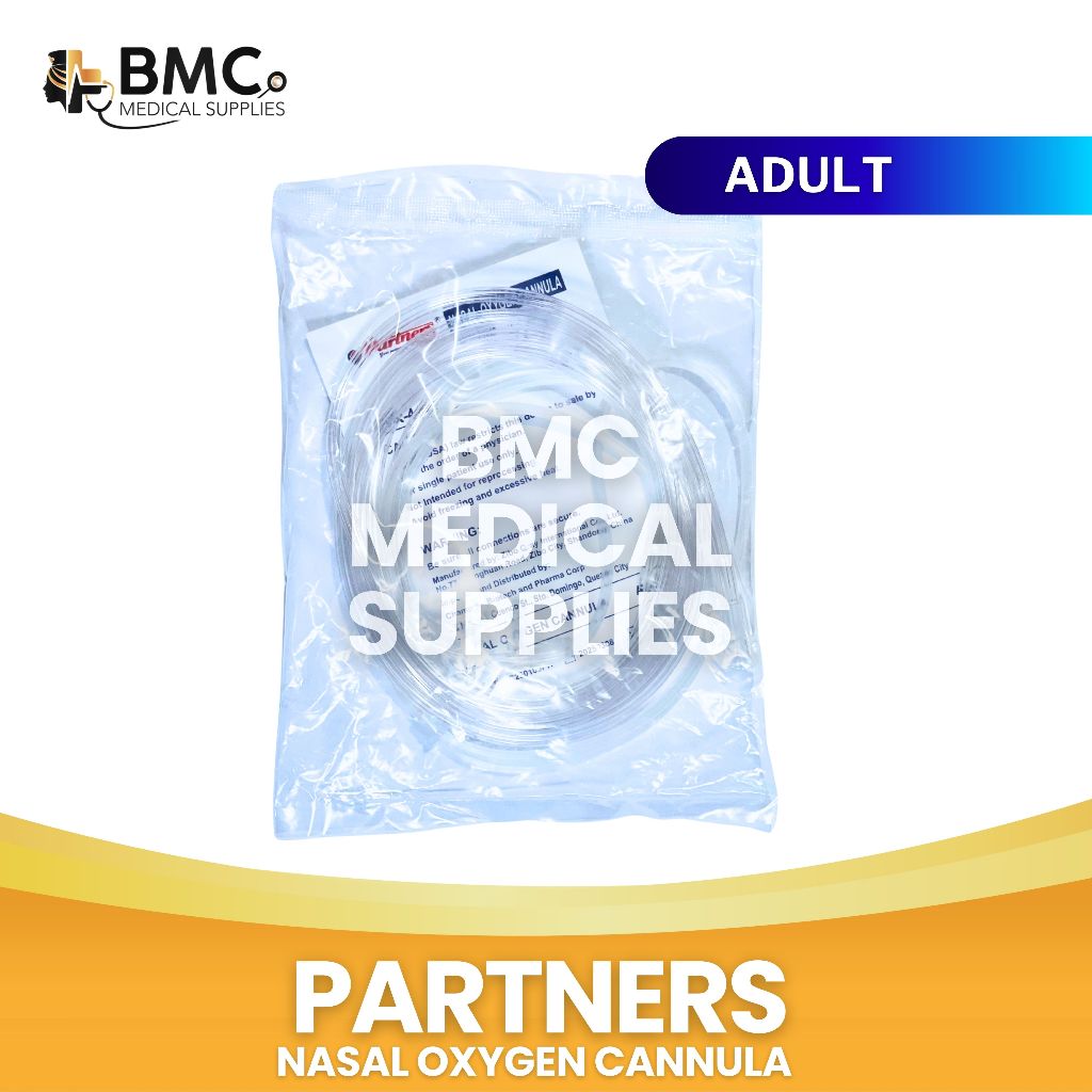 Partners Nasal Oxygen Cannula (Adult & Pedia) | Shopee Philippines