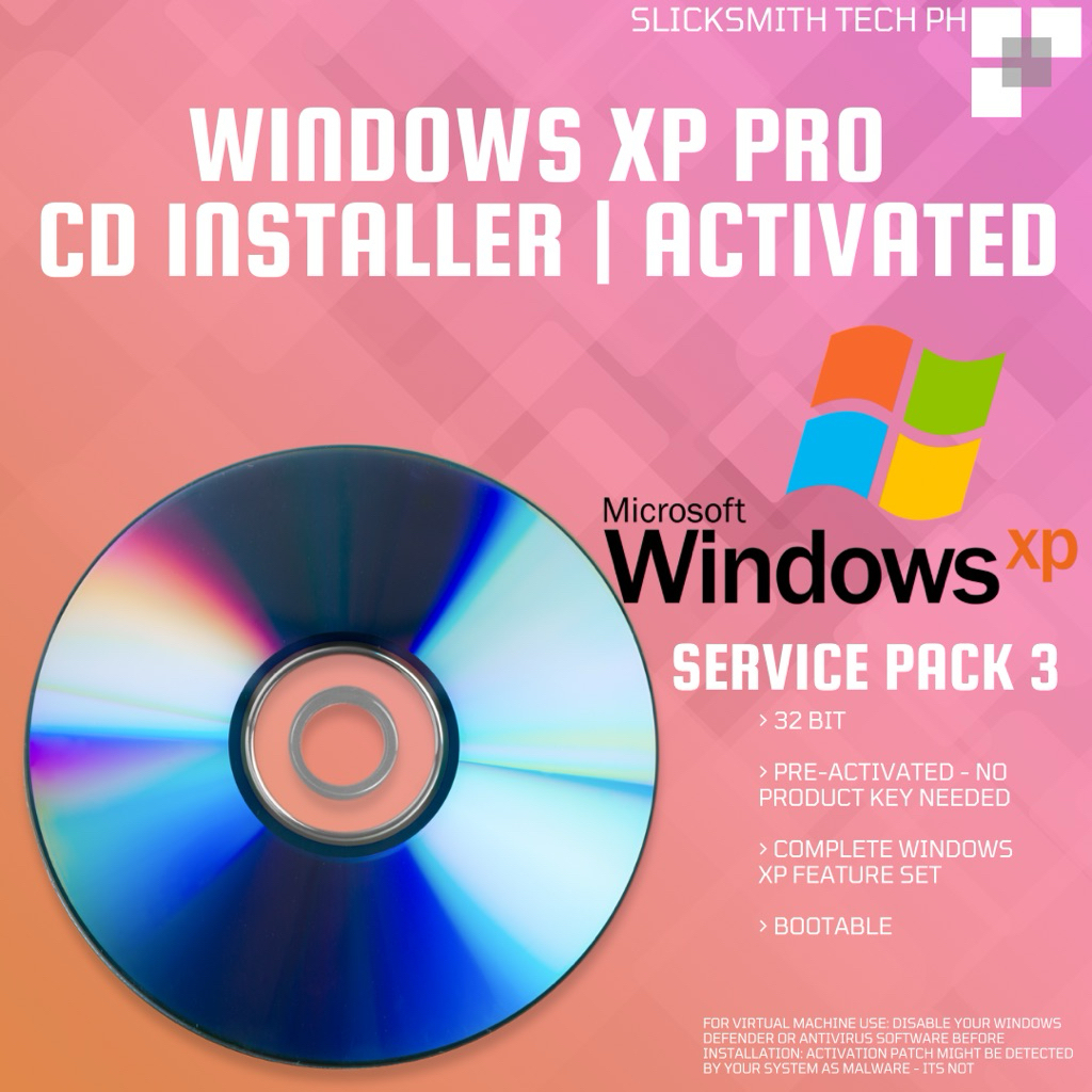 Windows XP Professional CD Installer Activated | SlickSmith Tech PH ...