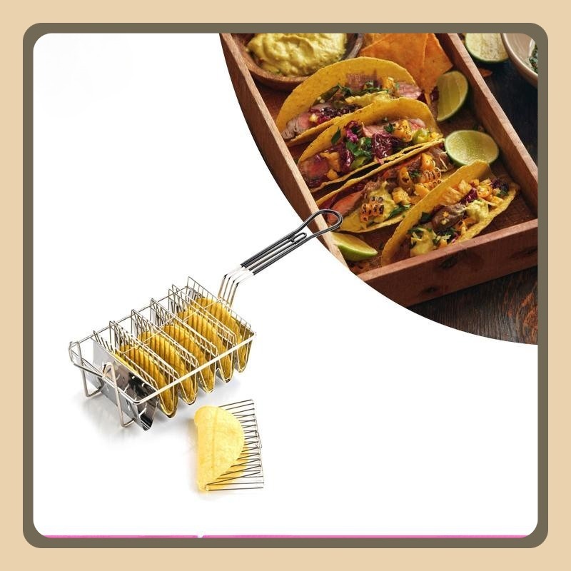 8 compartment Taco Basket Professional Tortillas Burritos Taco Rack ...