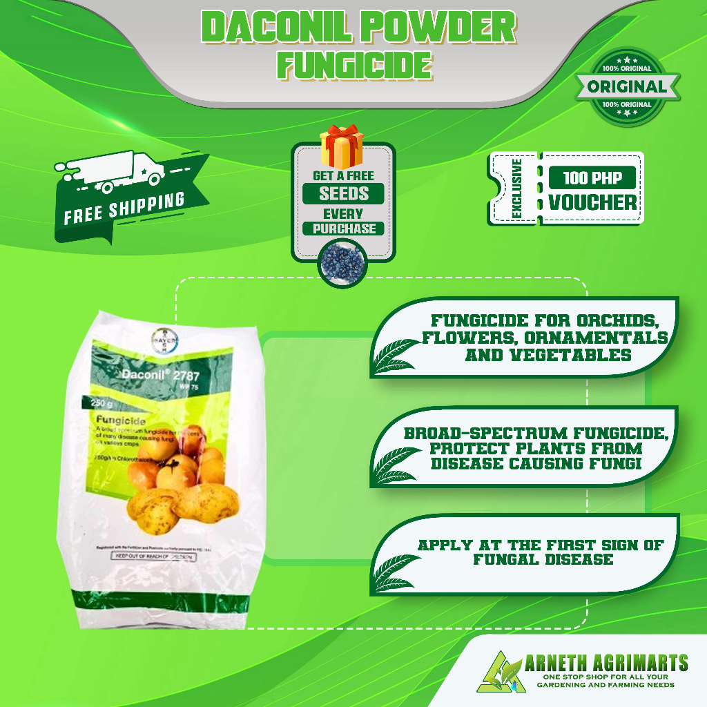 ARNETH DACONIL POWDER FUNGICIDE | Shopee Philippines