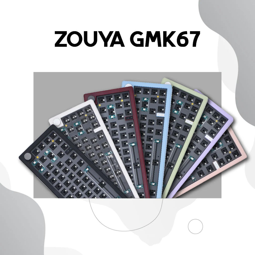 FEKER GMK67 Mechanical Keyboard Kit 65% Hot Swappable Wireless ...