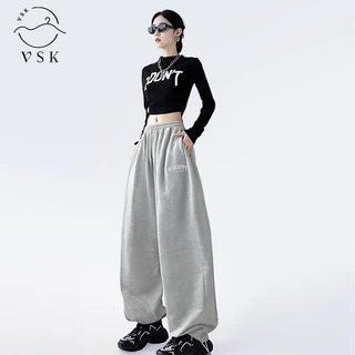saferido Korean Style Men's Fashion Trend Casual Pants Loose Hip Hop Joggers Sweatpants Homme Elastic Waist Khaki Trousers M-2XL main image 0