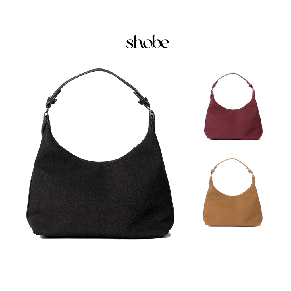 Jerie Hobo Bag - Vegan Leather | Shobe Studio | Shopee Philippines