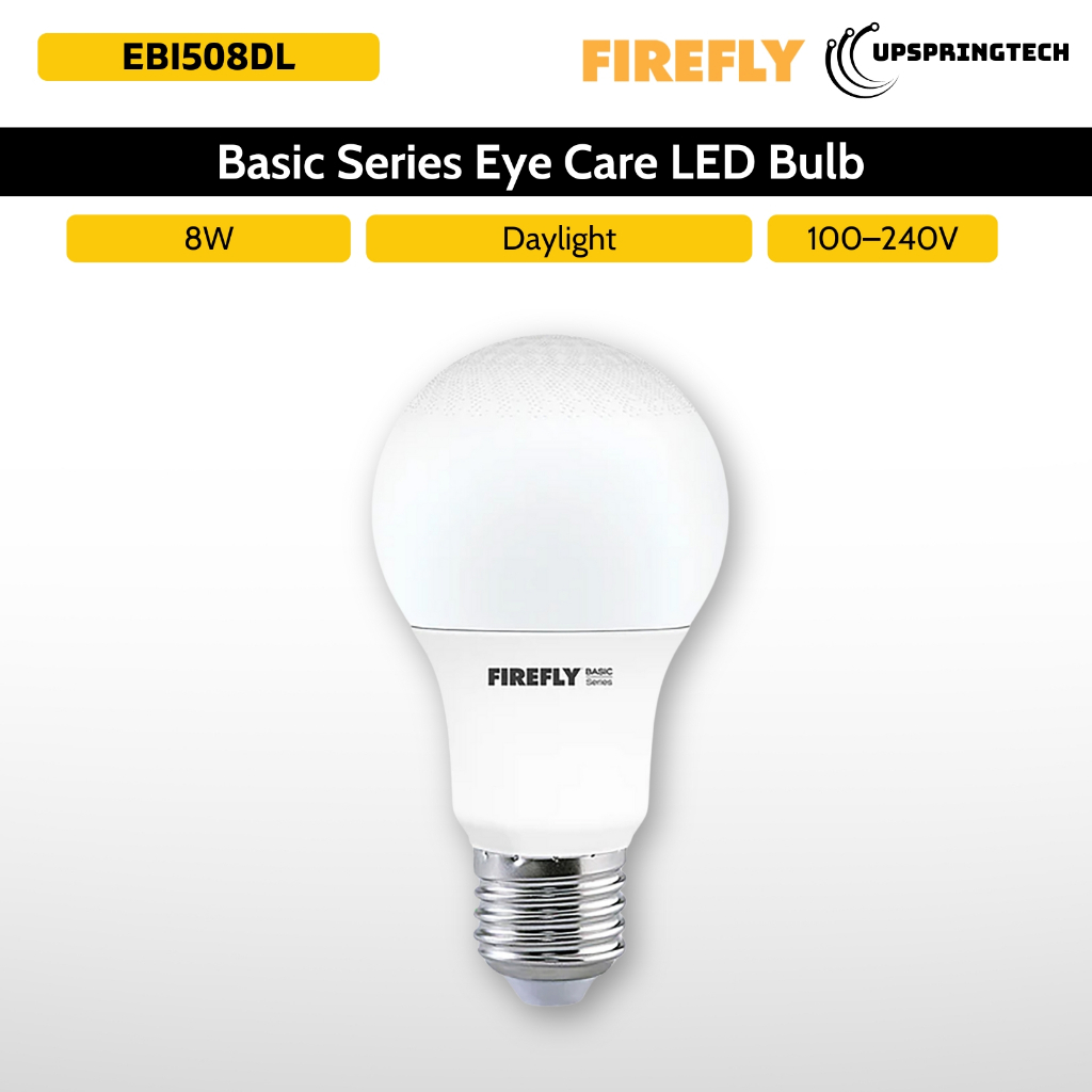 FIREFLY Basic Series Eye Care LED Bulb – Daylight (8W) | Shopee Philippines