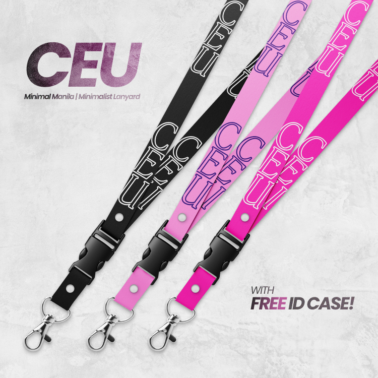 CEU | Centro Escolar University ID Lace Lanyard w/ FREE Plastic ID Case ...