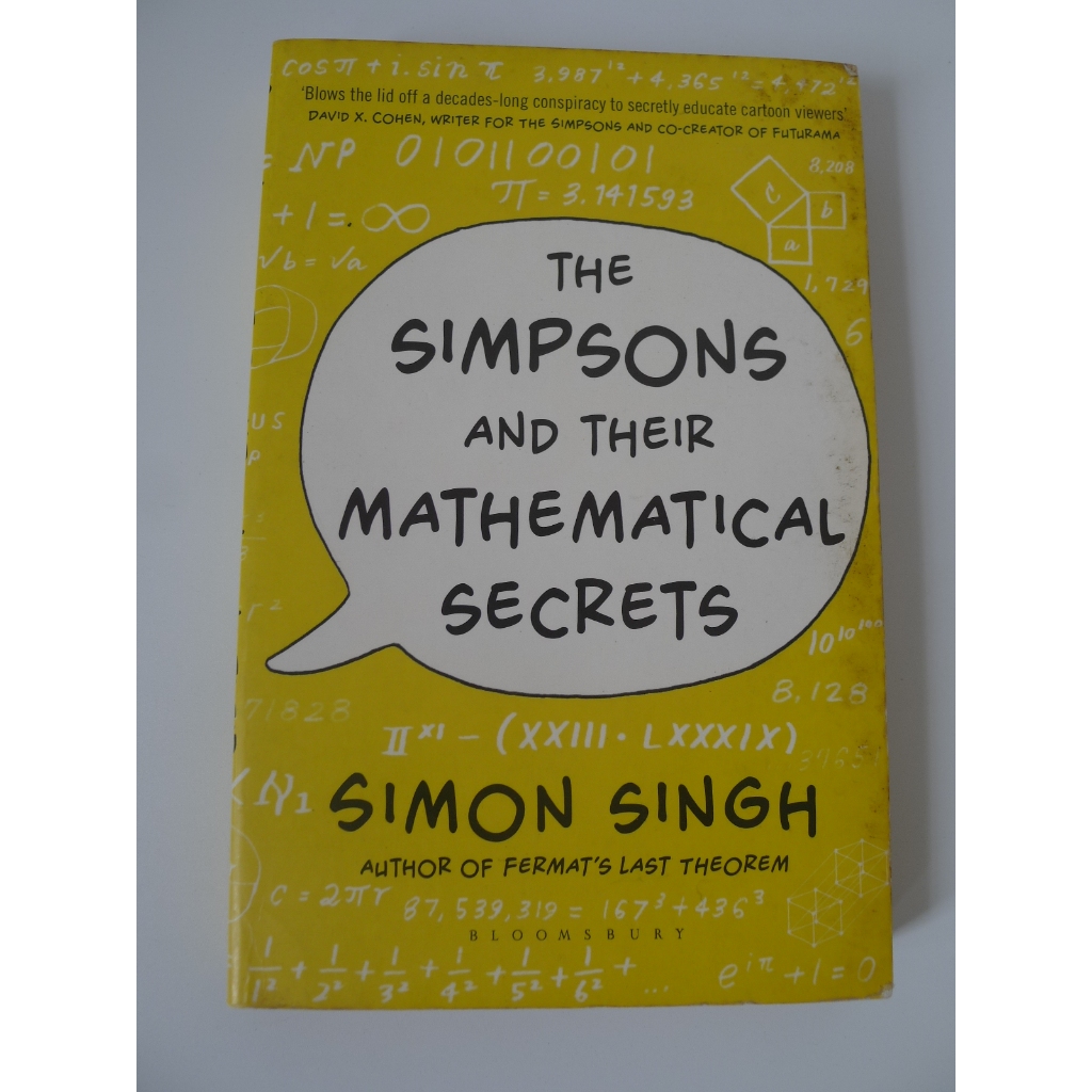 The Simpsons and Their Mathematical Secrets by Simon Singh (Used Book ...