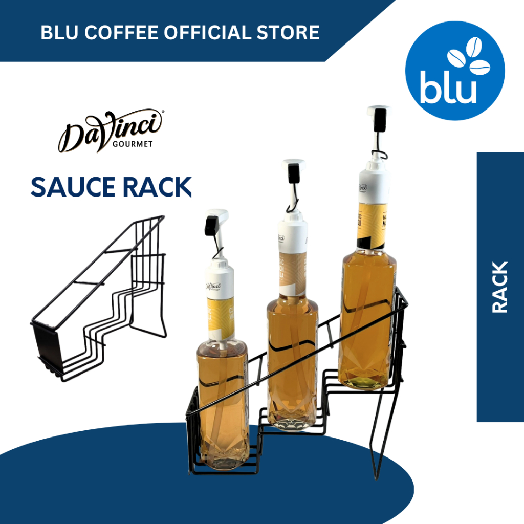 Davinci Gourmet 3 Tier Syrup Bottle Rack Original - Metal Stand/Syrup ...