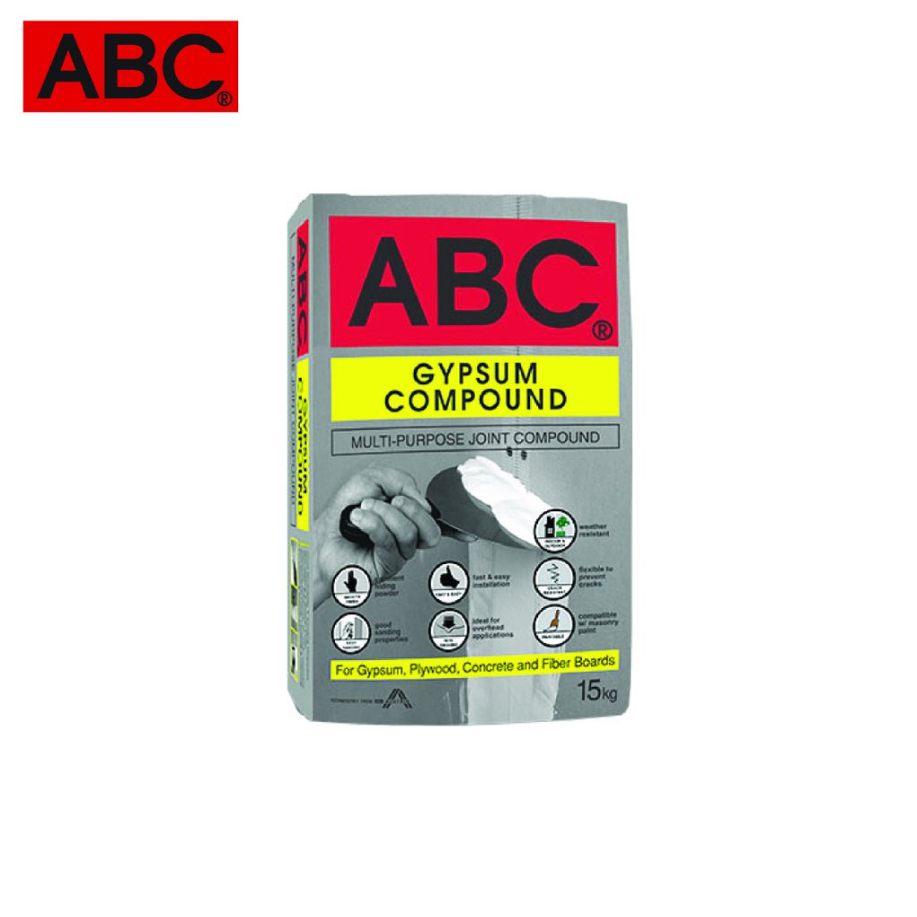 ABC Gypsum Compound 15kg Multi Purpose Joint Compound | Shopee Philippines
