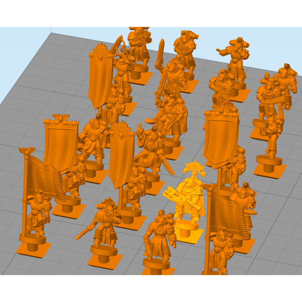 Beaky MK and Terminator Infantry table top 3D Printed custom minis ...