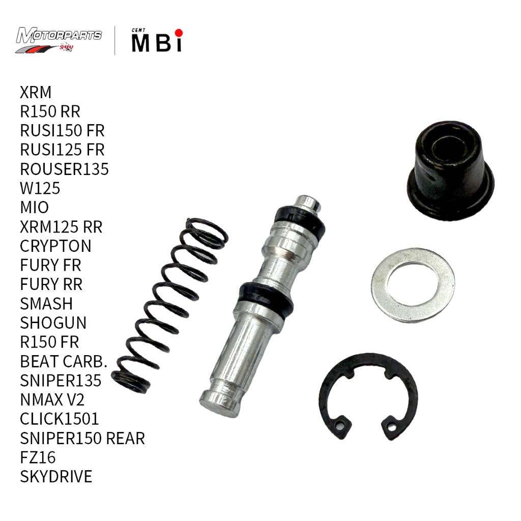 MBI Brake Master Repair Kit for Motorctcles XRM/MIO/W125/BEAT CARB ...