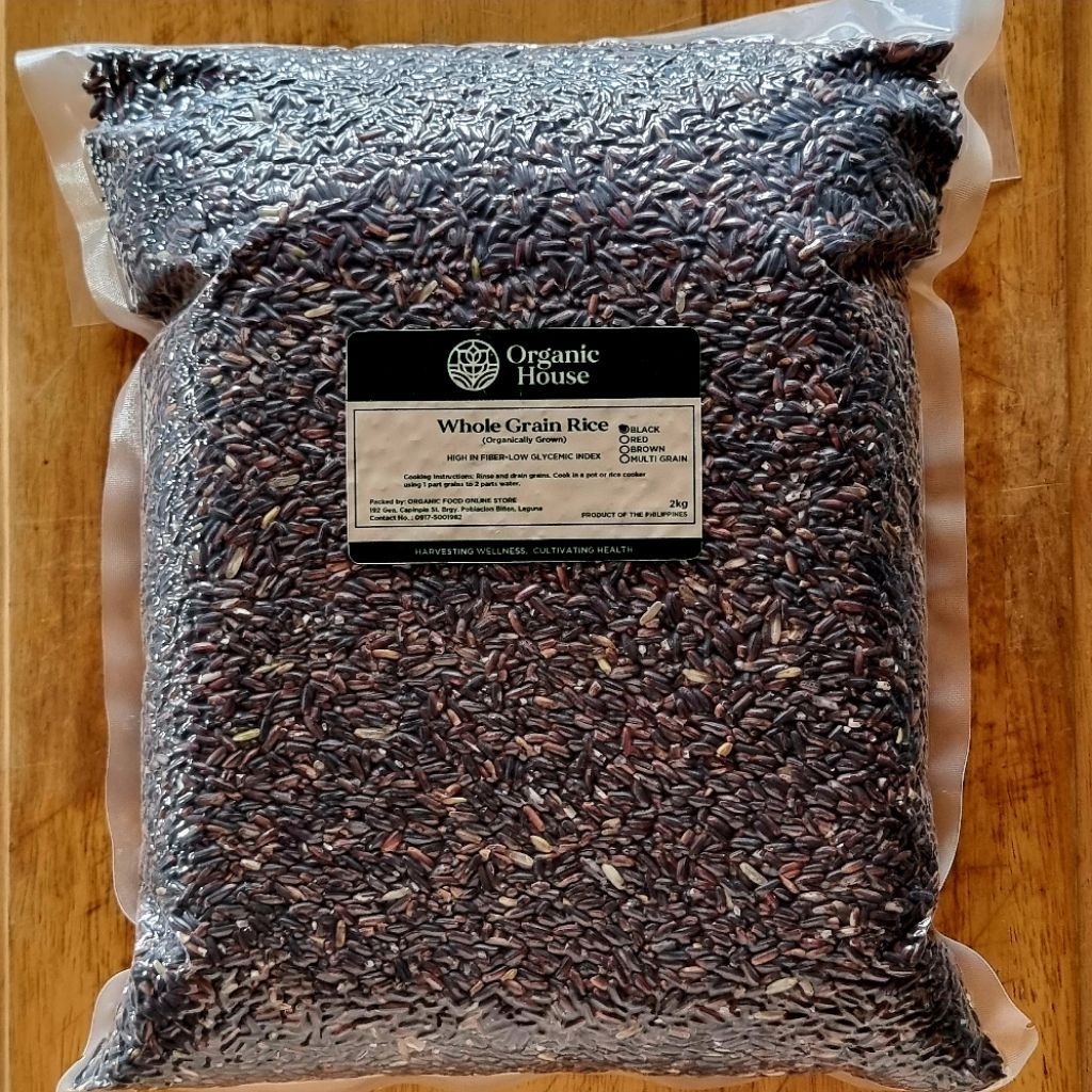 Organic House Black Rice 2kg (Support Local Farmers) | Shopee Philippines