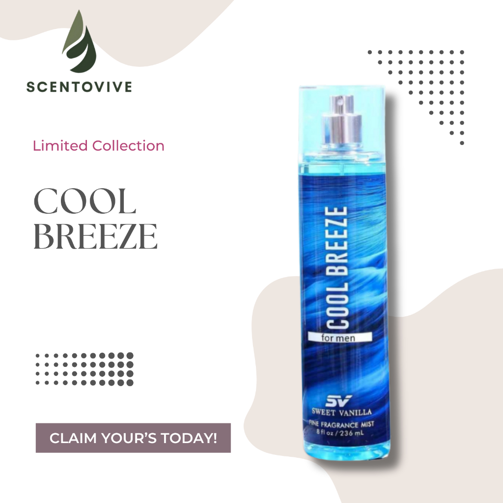 Body Spray Favourite Mens Aftershave Sweet Vanilla Cool Breeze