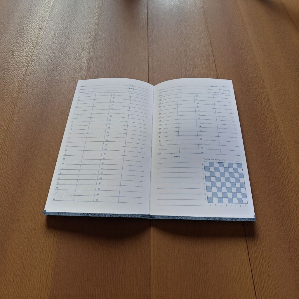 CHESS recordbook (scorebook) for chess recording games | Shopee Philippines