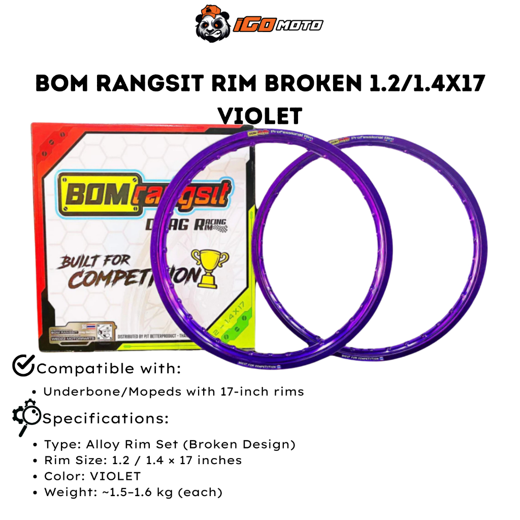 BOM RANGSIT RIM BROKEN | Shopee Philippines