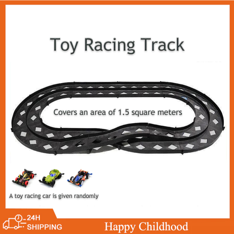 Tamiya Mini 4WD Race Track Double/Three Track Children's Toy Car Track ...