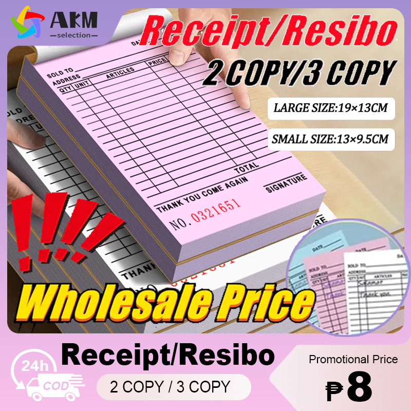Delivery Receipt Paper Carbonized Resibo With Carbon Sales Invoice ...