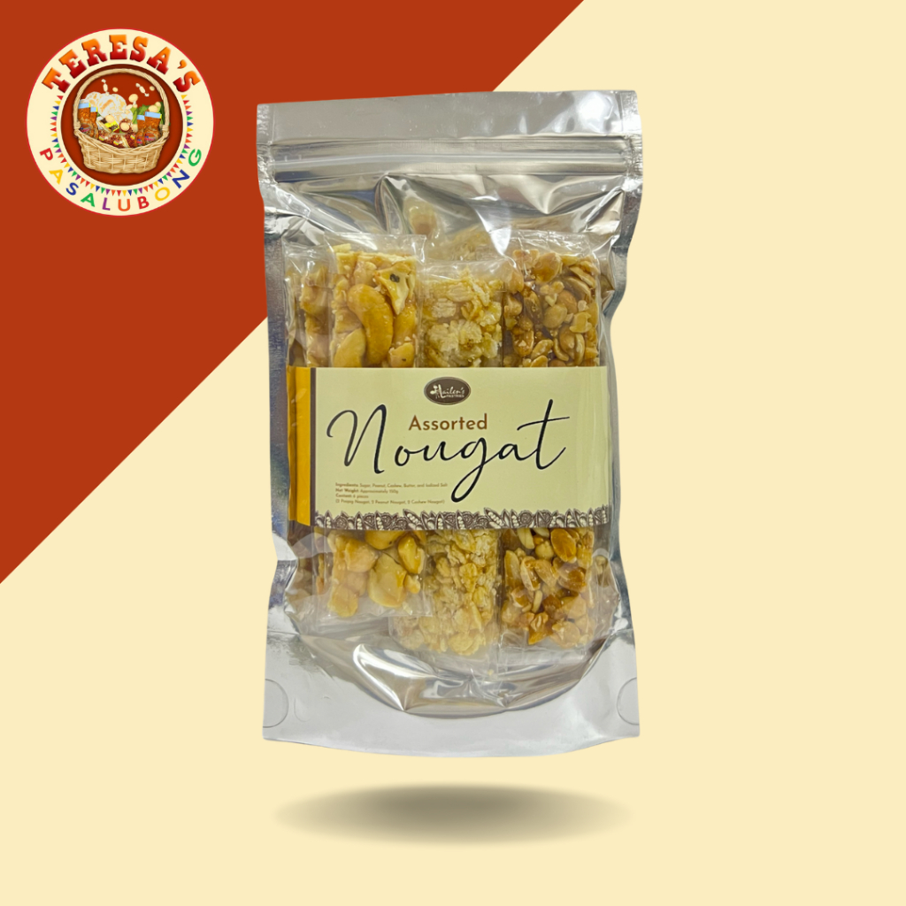 Lailen's Assorted Nougat Pinipig, Peanut, Cashew (6pcs) | Shopee ...