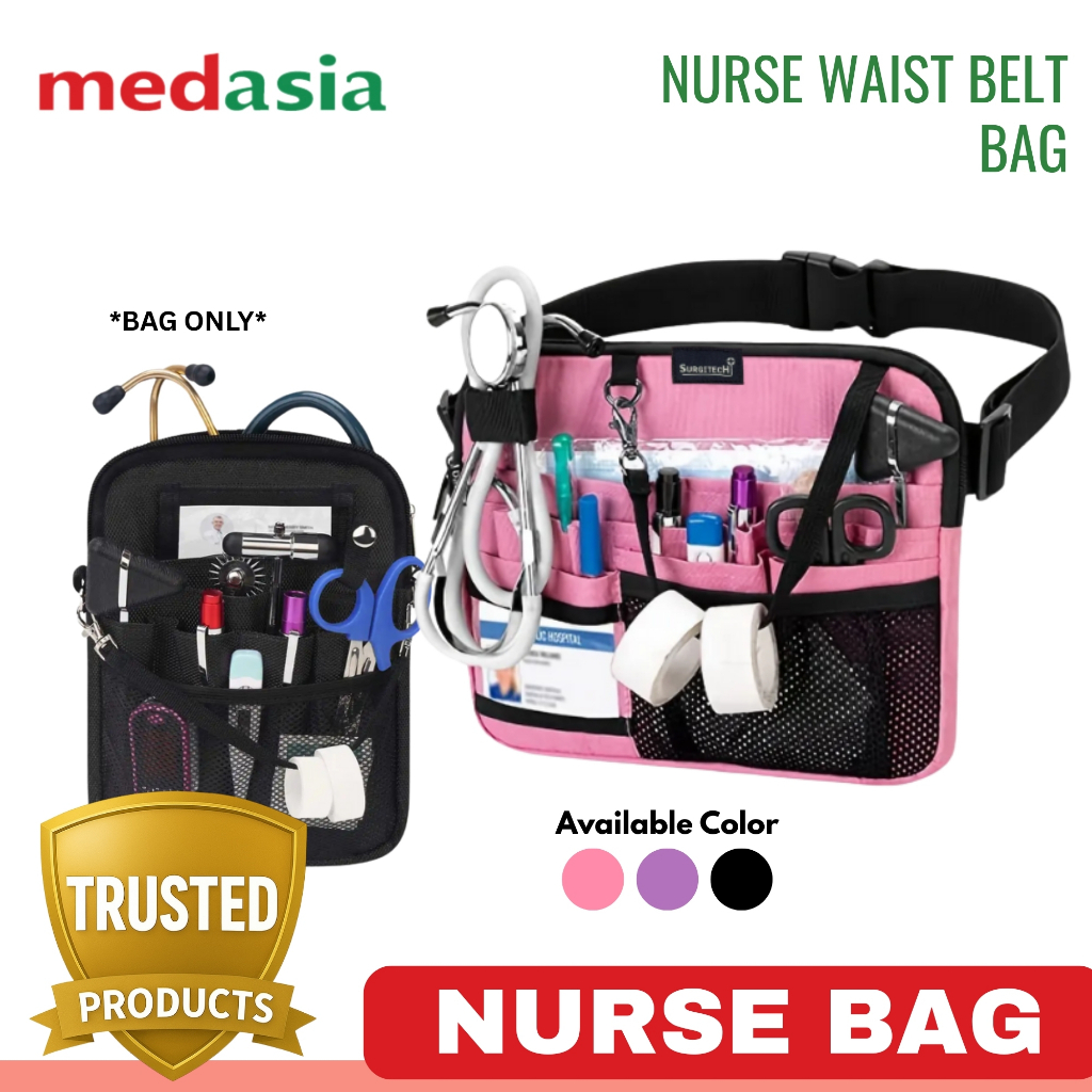 Surgitech Adjustable Nurse Waist Belt Bag | Shopee Philippines