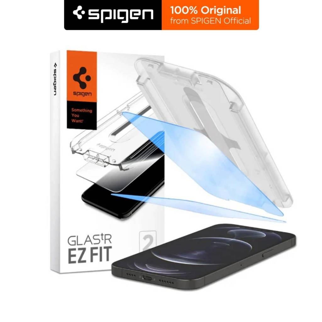 Spigen iPhone 16e/14/13/13 Pro Tempered Glass EZ Fit Transparency ...