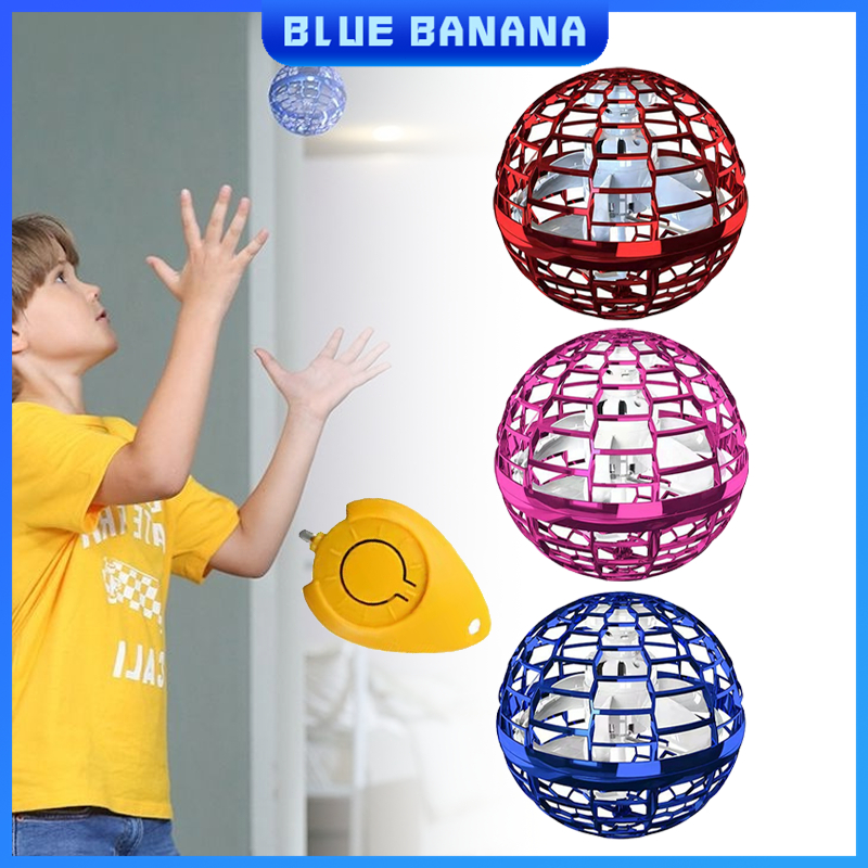 UFO Intelligent Induction Boomerang Ball Fingertip Light Magic Flying ...