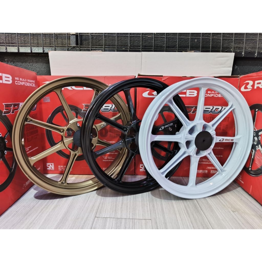 RCB MAGS SET SP800 FOR HONDA CLICK 125 / 150 5 HOLES RIM 14
