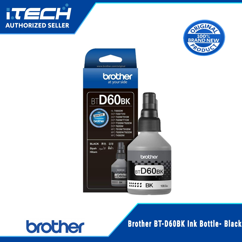 Brother BT-D60BK Ink Bottle- Black | Shopee Philippines