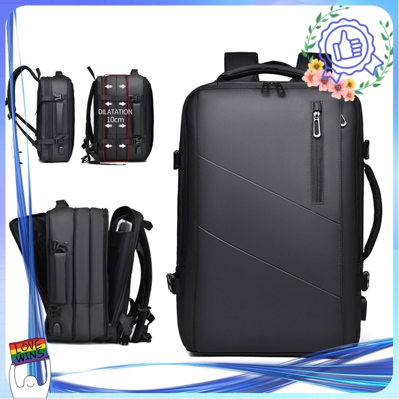 Large Capacity Travel Backpack for Men Waterproof Laptop Bag 16 inch With  USB Charging Port