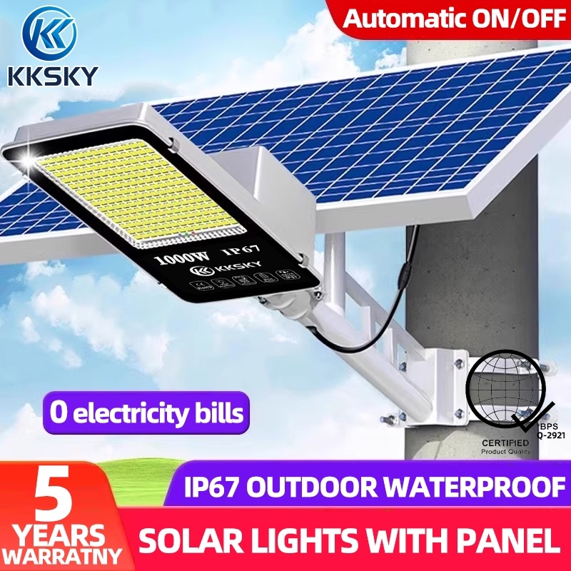 KKSKY Solar Outddor Light IP67 Waterproof Heavy Duty Solar Street Lamp ...