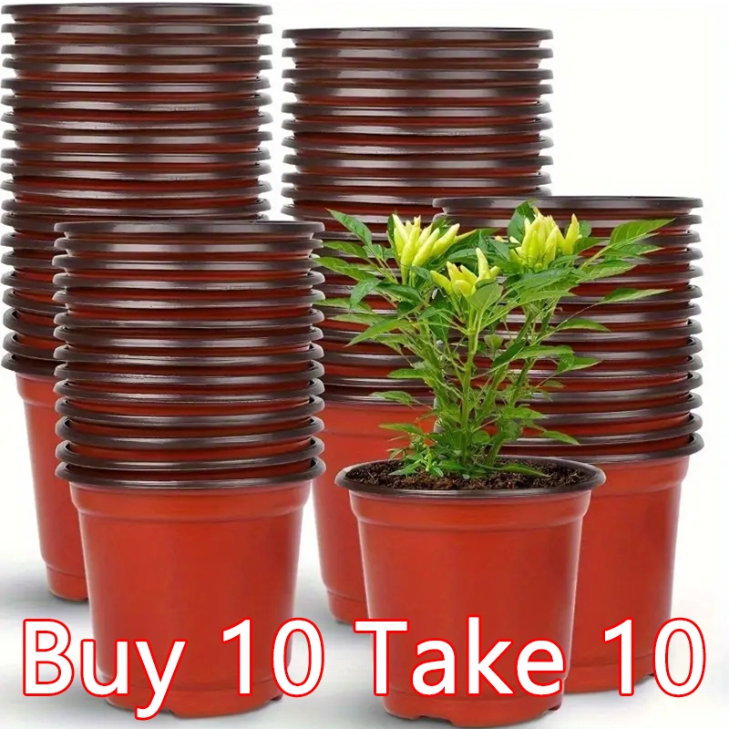 Plastic Flower Pot Seedlings Plant Nursery Pots For Succulent ...